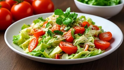  Fresh and vibrant garden salad