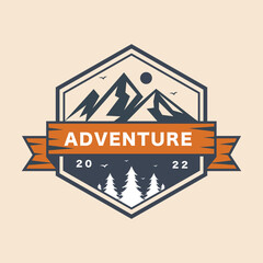 Modern Adventure Outdoor Logo Design