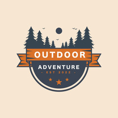 Modern Adventure Outdoor Logo Design