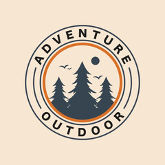 Modern Adventure Outdoor Logo Design