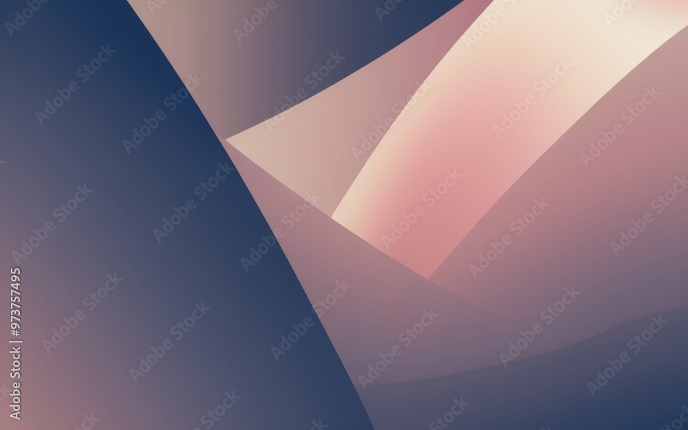 Poster abstract geometric background. abstract geometric pattern with soft pink and blue color gradient, pe