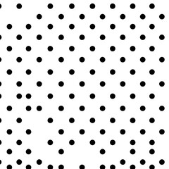 Black polka dots pattern