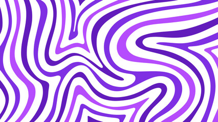 Fototapeta premium Purple and white background with waves seamless pattern