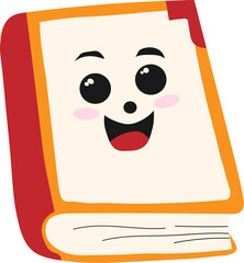 Cute Book Flat design