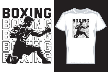 vintage Boxing T shirt Design