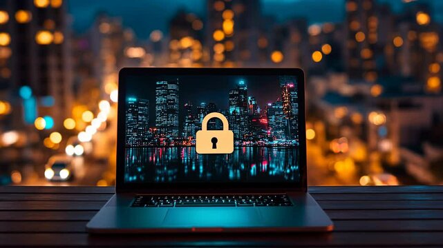Securing your online presence: essential tips for protecting personal information in the city at night