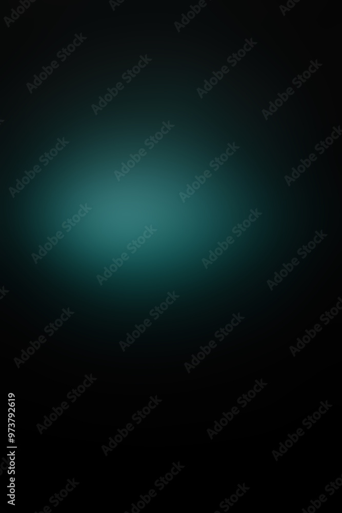 Poster dark green and black gradient background with smooth color transition