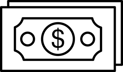 Money cash icon