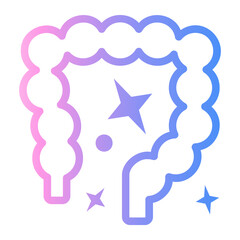 organ Line Gradient Icon