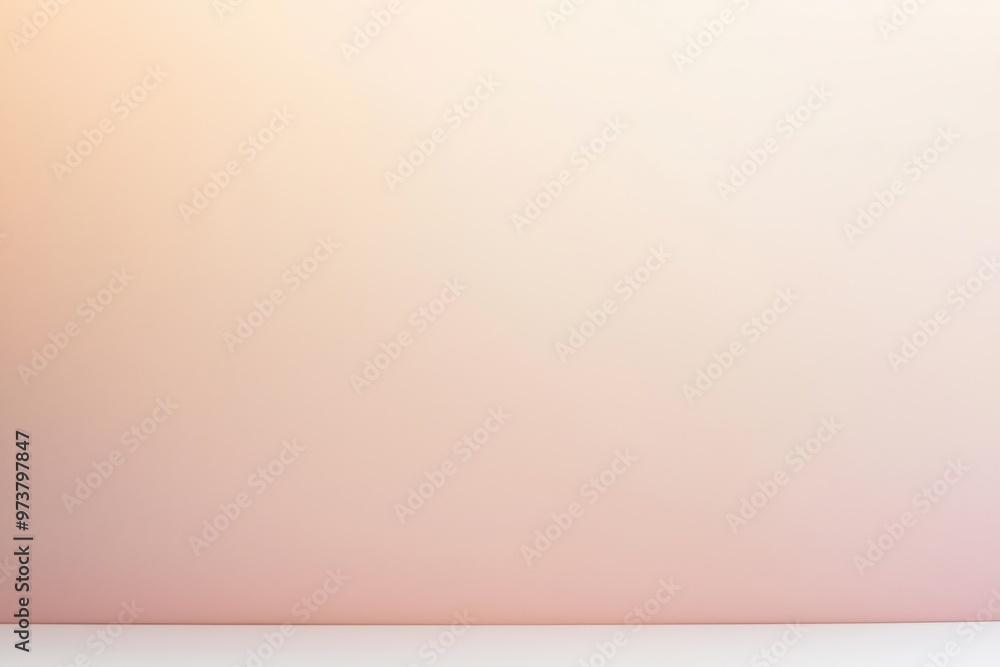 Poster peach colored gradient background fading to white