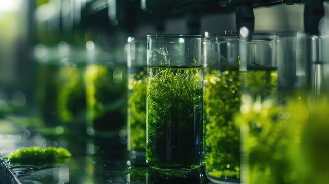 Algae biologists exploring new strains of microalgae for their nutritional and environmental benefits