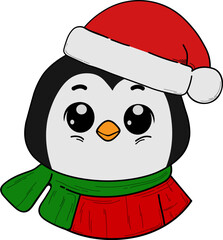 Christmas penguin
