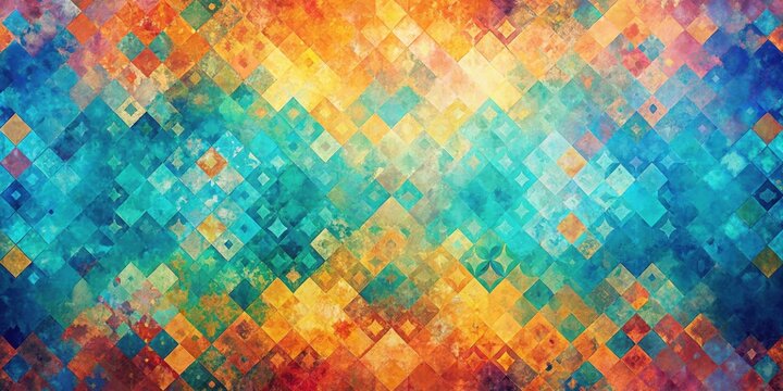 Abstract background pattern painting in analogous color schemes, abstract, background, pattern, painting, analogous, color