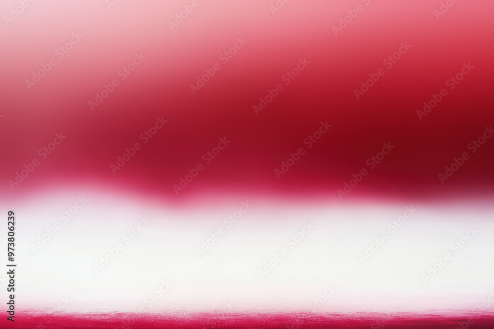 Poster abstract red and white gradient background with soft blurry texture
