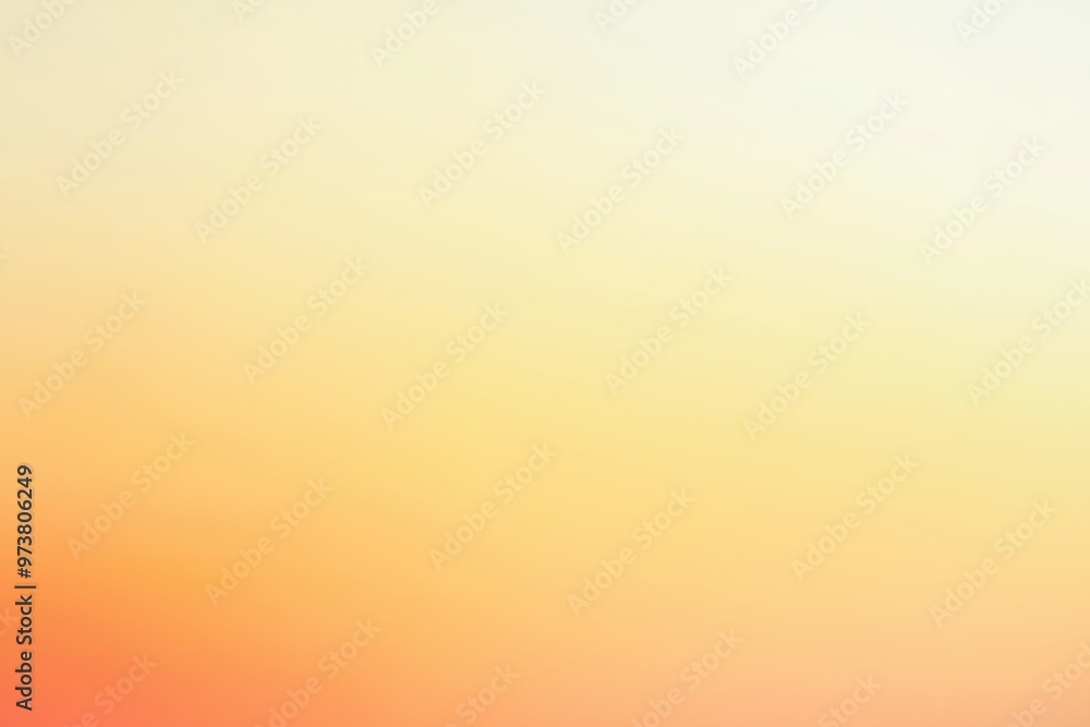 Poster abstract background with smooth yellow orange gradient color