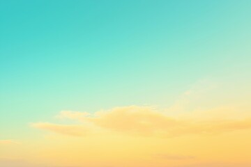 Yellow cloudscape filling the sky at sunset