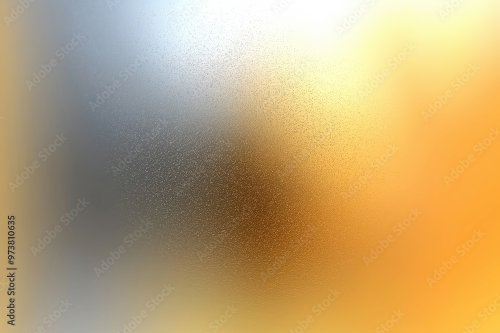 Poster golden and silver gradient background with sparkling texture