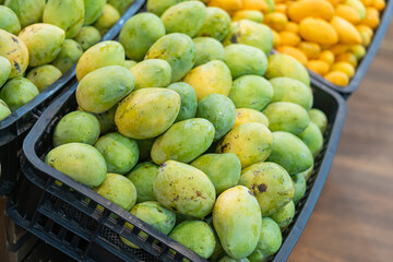 Basket of Ripe Mangoes