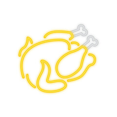 Roast Turkey Neon Signboard