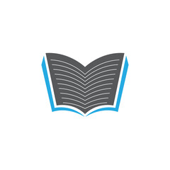 Book logo and symbol template vector