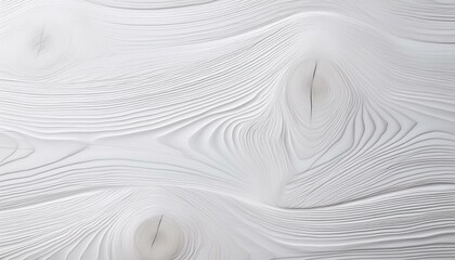 Obraz premium Minimalist abstract design featuring a white wood grain texture with intricate lines and patterns, ideal for modern backgrounds or decor.