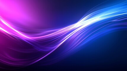 Fototapeta premium Mesmerizing Cosmic Waves of Vibrant Hues Captivating Abstract Digital Desktop Background