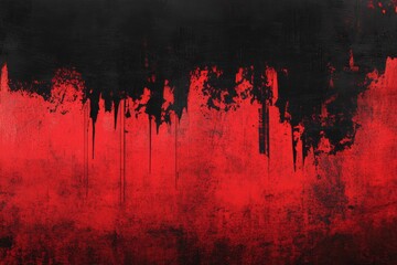 Mesmerizing Red and Black Grunge Gradient Abstract Digital Art Composition