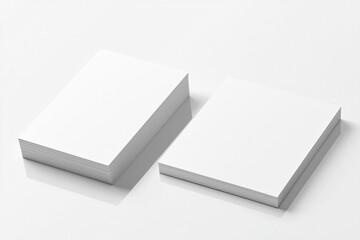 Fototapeta premium Business Card Mockup on Isolated Background created with Generative AI