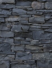 Rugged Slate Stone Texture with Intricate Patterns and Weathered Details