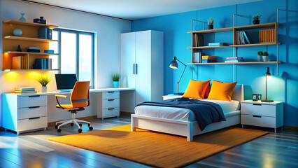 Naklejka premium living room interior