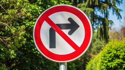 No right turns allowed please abide by traffic rules carefully consult map or ask local guidance before proceeding