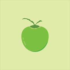 coconut vector illustration design. Eps 10