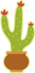 Cute Cactus Sticker