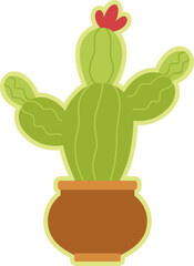 Cute Cactus Sticker