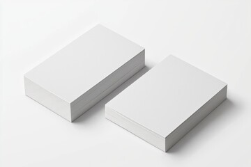 Fototapeta premium Business Card Mockup on Isolated Background created with Generative AI