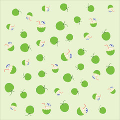 coconut seamless pattern vector illustration design. Eps 10