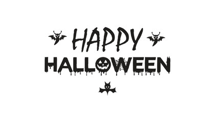 Happy Halloween. Background design for Halloween  poster or Fashionable Decoration  Halloween party.