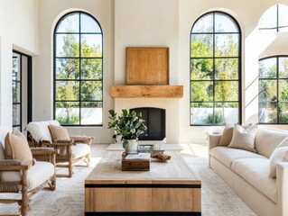 Fototapeta premium Mediterranean Cottage Living Room