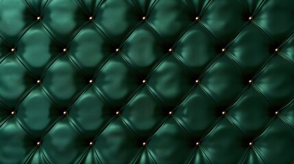 Naklejka premium Emerald Elegance, A luxurious dark green seamless pattern featuring vintage leather texture, perfect for premium royal party invitations and festive Christmas backdrops.