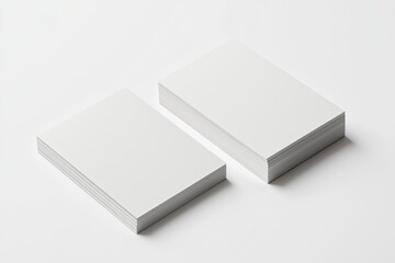 Business Card Mockup on Isolated Background created with Generative AI