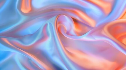 Obraz premium Luxurious silk texture, vibrant colors, intricate patterns, high-definition quality, perfect for digital backgrounds, enhancing modern design aesthetics, ideal for creative projects.