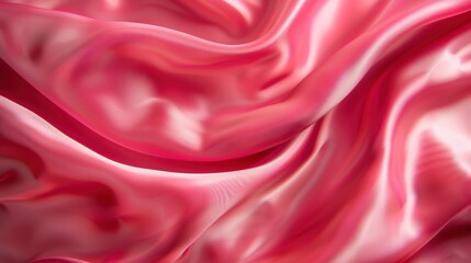 Obraz premium Luxurious silk texture, vibrant colors, high-definition display, ideal for elegant backgrounds, enhancing digital aesthetics, perfect for modern decor or tech interfaces