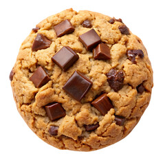 Oatmeal cookie with chocolate