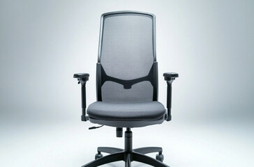 an ergonomic office chair with mesh backrest and adjustable armrests