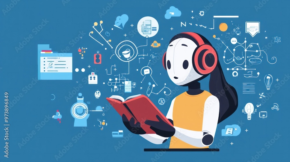Poster ai-driven platforms for language learning disabilities, specialized content