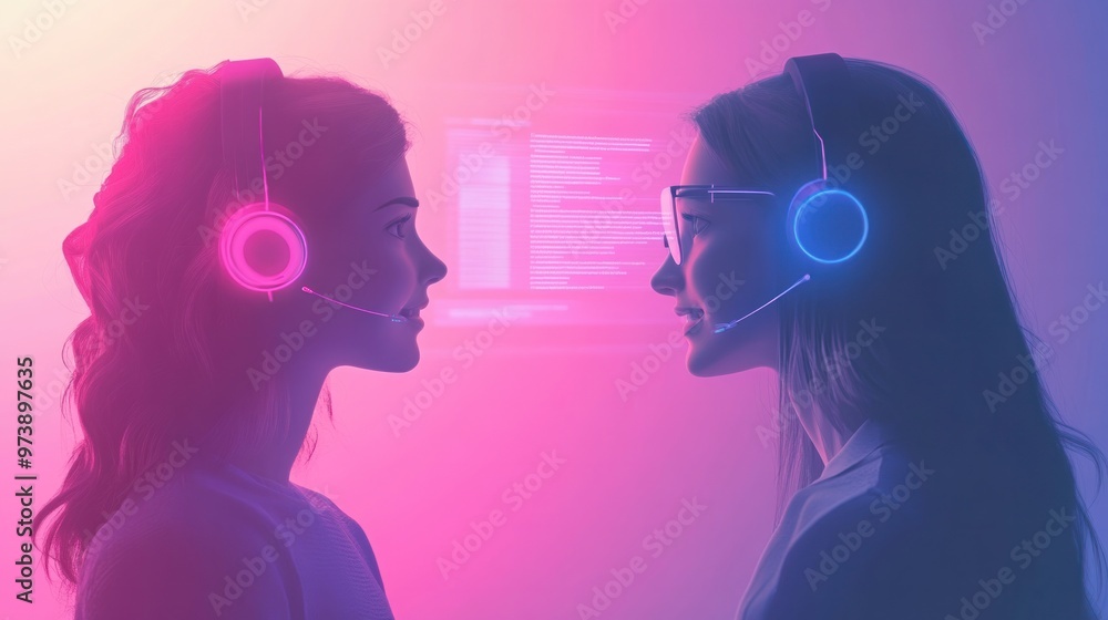 Poster ai-powered virtual language tutors, engaging dialogue simulation