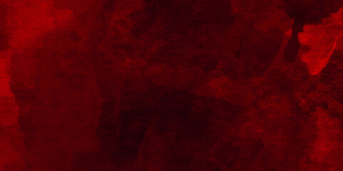 Vintage and old looking soft sky red paper background, light red watercolor background with stains, Creative vintage light red stained grunge texture watercolor canvas with stains.