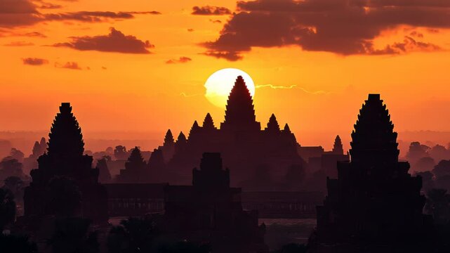 Sunrise over Angkor Wat