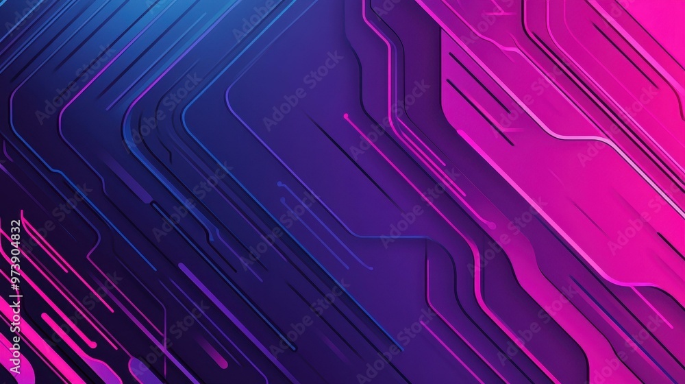Poster explore a sleek, 3d grid that embodies the essence of futuristic tech, showcasing ai and cyber secur
