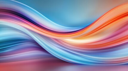 Discover vibrant waves and dynamic patterns in this stunning abstract art piece, perfect for creative design projects.